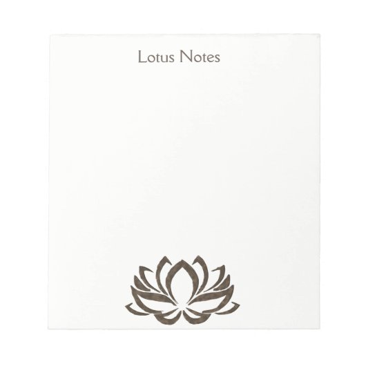 Lotus Flower Yoga Instructor Holistic Classic Notitieblok (Voorkant)