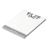 Lotus Flower Yoga Instructor Holistic Classic Notitieblok (Linkerzijde)