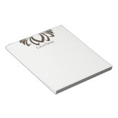 Lotus Flower Yoga Instructor Holistic Classic Notitieblok (Schuin)