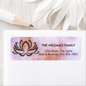 Lotus Flower Yoga Instructor Meditation Holistic Etiket (Insitu)