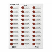 Lotus Flower Yoga Instructor Meditation Holistic Etiket (Full Sheet)