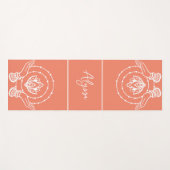 Lotus Flower Yoga Mat (Voorkant (horizontaal))