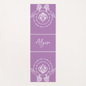 Lotus Flower Yoga Mat (Voorkant)