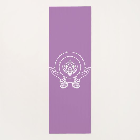 Lotus Flower Yoga Mat (Achterkant)
