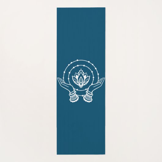 Lotus Flower Yoga Mat (Achterkant)