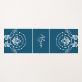 Lotus Flower Yoga Mat (Voorkant (horizontaal))