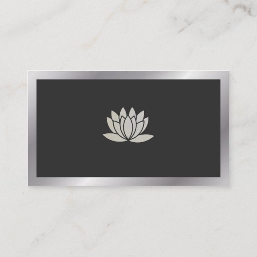 Lotus Flower | Yoga Meditation | Grens Klantenkaartje (Achterkant)