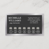 Lotus Flower | Yoga Meditation | Grens Klantenkaartje (Voorkant)