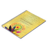 Lotus Flower Yoga  Meditation Holistic Notitieboek (Linkerzijde)