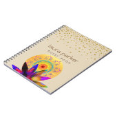 Lotus Flower Yoga  Meditation Holistic Notitieboek (Linkerzijde)