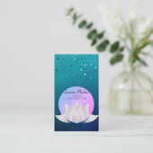 Lotus Flower Yoga  Meditation Holistic Visitekaartje (Staand voorkant)