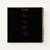 Lotus Flower Yoga Meditation Lovers Notitieboek (Achterkant)