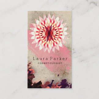 Lotus Flower Yoga Meditation Spa Holistic Visitekaartje