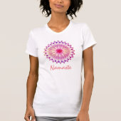 Lotus Flower Yoga Meditation Teacher T-shirt (Voorkant)