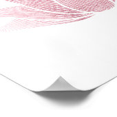 Lotus Flower Yoga Namaste Wellness Meditation Poster (Hoek)