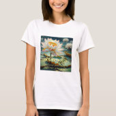 Lotus flower Yoga T-shirt (Voorkant)