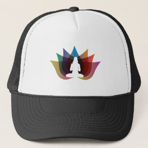 Lotus Flower yoga Trucker Pet