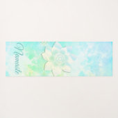 Lotus Flower Yogamat (Achterkant (horizontaal))