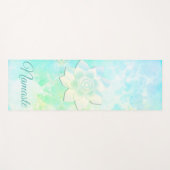 Lotus Flower Yogamat (Voorkant (horizontaal))