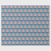 Lotus FLowers Blue Pink Holiday Gift Cadeaupapier (Vlak)