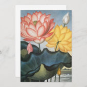  Lotus Flowers, de Heilige Egyptische Bean (Voorkant / Achterkant)