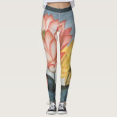  Lotus Flowers, de Heilige Egyptische Bean Leggings (Voorkant)