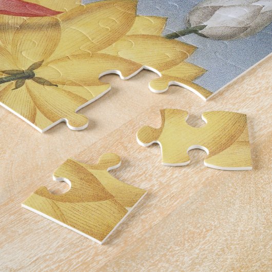  Lotus Flowers, de Heilige Egyptische Bean Legpuzzel (Zijkant)