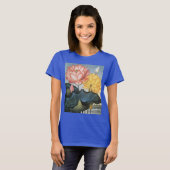  Lotus Flowers, de Heilige Egyptische Bean T-shirt (Voorkant volledig)