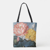  Lotus Flowers, de Heilige Egyptische Bean Tote Bag (Achterkant)