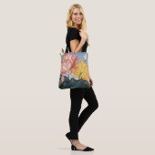  Lotus Flowers, de Heilige Egyptische Bean Tote Bag (Op model)