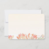 Lotus Flowers en Dragonfly Bedankt kaarten (Achterkant)