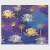 Lotus Flowers inpakpapier (Vlak)