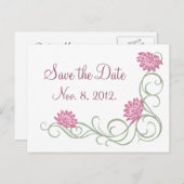 Lotus Flowers Sparen het (witte) Briefkaart van de (Voorkant / Achterkant)