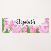 Lotus Flowers Yogamat (Achterkant (horizontaal))