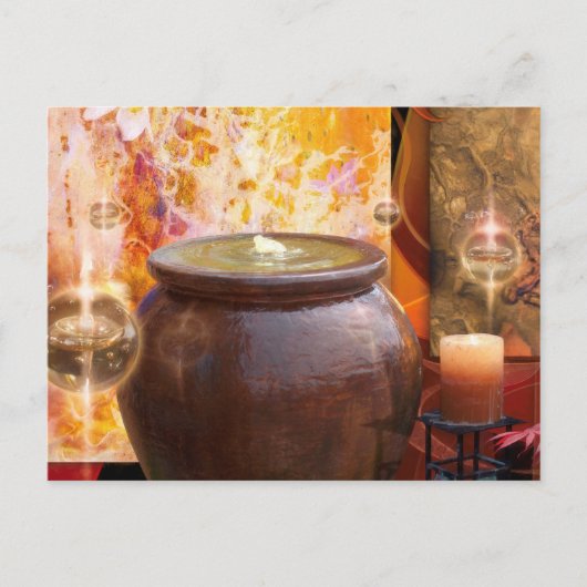 LOTUS FLOWERS ZIJN DE SONGS VAN WATER BRIEFKAART (Voorkant)