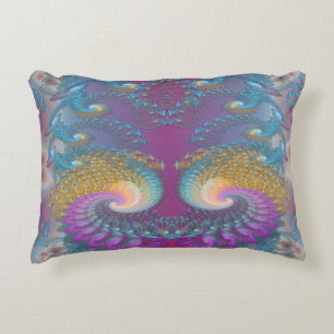 Lotus Fractal Art Decoratief Kussen