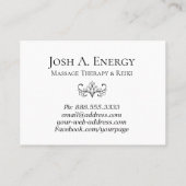 *~* Lotus Galaxy Nebula Universe Roze Paars Visitekaartje (Achterkant)