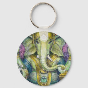 Lotus Ganesha Sleutelhanger