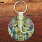 Lotus Ganesha Sleutelhanger (Voorkant)