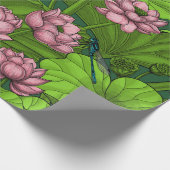 Lotus garden cadeaupapier (Hoek)