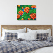 Lotus Garden - Canvas Afdrukken (Insitu (Slaapkamer))