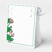 Lotus Garden Gepersonaliseerde Party Favoriet Box Bedankdoosjes (Achterkant)