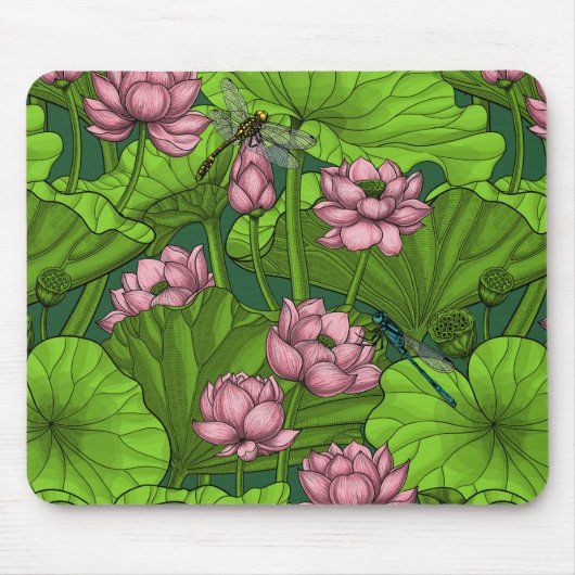 Lotus garden muismat (Voorkant)