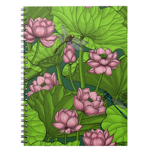 Lotus garden notitieboek (Voorkant)