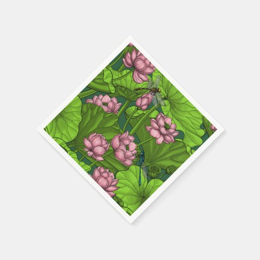 Lotus garden servet (Hoek)