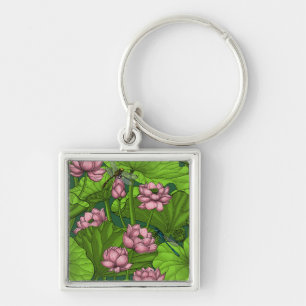 Lotus garden sleutelhanger