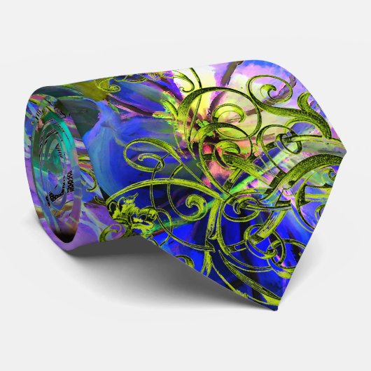 Lotus Garden Stropdas (Opgerold)