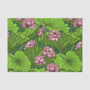 Lotus garden tissuepapier