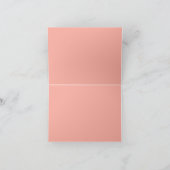 Lotus gepersonaliseerde bruiloft bedankkaart (Binnen)