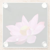 Lotus Glazen Onderzetter (Achterkant)